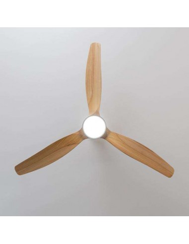 Cecotec EnergySilence Aero 5275 Black&LightWood Ventilador de Techo de 40W y 52" con Luz LED, Mando a Distancia