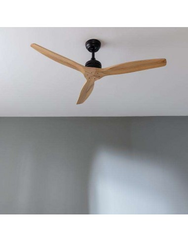Cecotec EnergySilence Aero 5270 Black&LightWood Ventilador de Techo de 40W y 52", Mando a Distancia