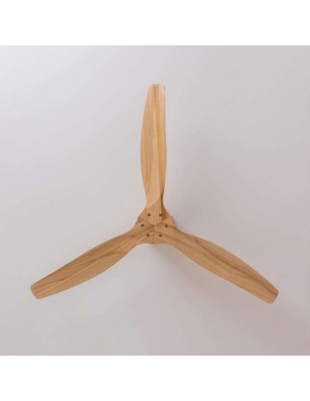 Cecotec EnergySilence Aero 5270 Black&LightWood Ventilador de Techo de 40W y 52", Mando a Distancia