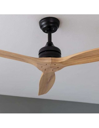 Cecotec EnergySilence Aero 5270 Black&LightWood Ventilador de Techo de 40W y 52", Mando a Distancia