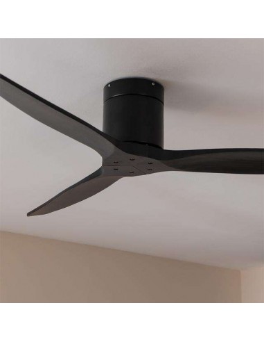 Cecotec EnergySilence Aero 5500 Aqua Black&Black Ventilador de Techo de 40W y 42" con WiFi, Mando a Distancia