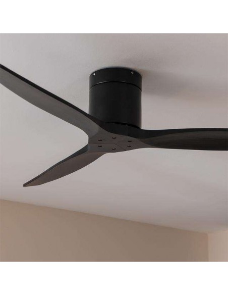 Cecotec EnergySilence Aero 5500 Aqua Black&Black Ventilador de Techo de 40W y 42" con WiFi, Mando a Distancia