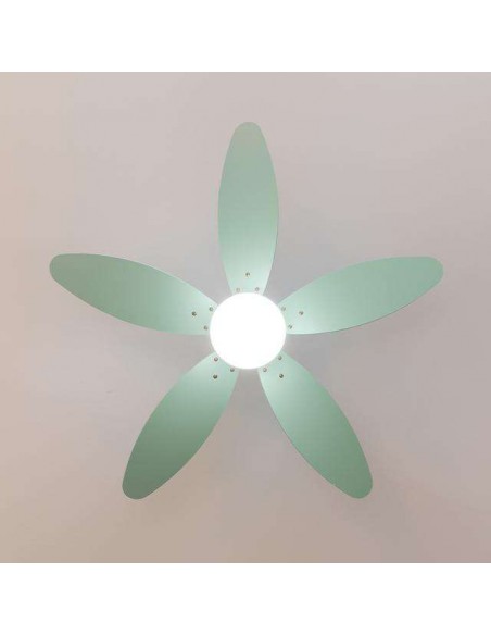 Cecotec EnergySilence Aero 4260 Full Mint Ventilador de Techo de 40W y 42" con Luz LED, Mando a Distancia
