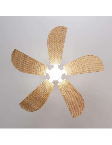 Cecotec EnergySilence Aero 5290 Natural Ventilador de Techo de 40W y 52" con Luz LED, Mando a Distancia