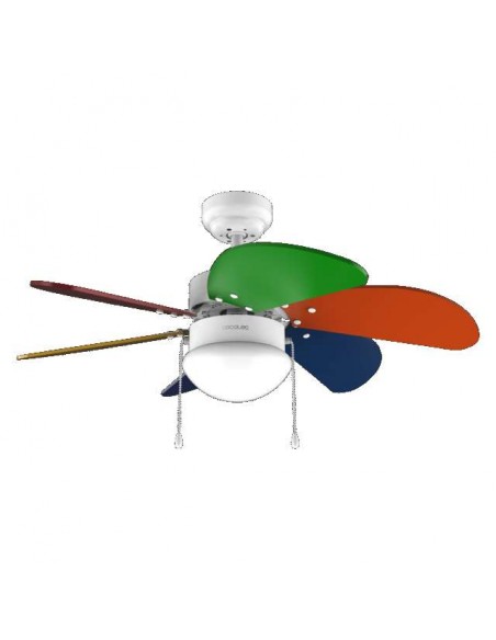 Cecotec EnergySilence Aero 360 ColorFull Ventilador de Techo de 50W y 36” con Lámpara.