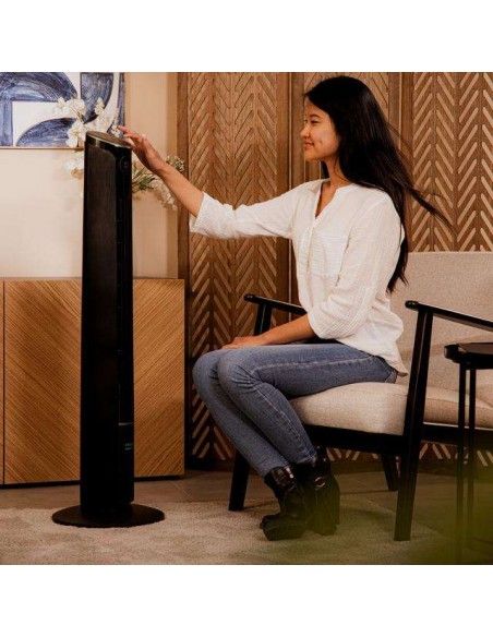 Cecotec EnergySilence 9250 Skyline Smart Tilt Ventilador de Torre de 45W y 42, Mando a Distancia