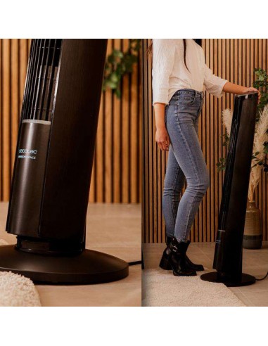 Cecotec EnergySilence 9250 Skyline Smart Tilt Ventilador de Torre de 45W y 42, Mando a Distancia