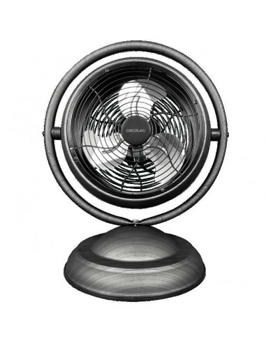 Cecotec EnergySilence 1000 RetroDesk Wood Ventilador de Sobremesa de 10" y 20W