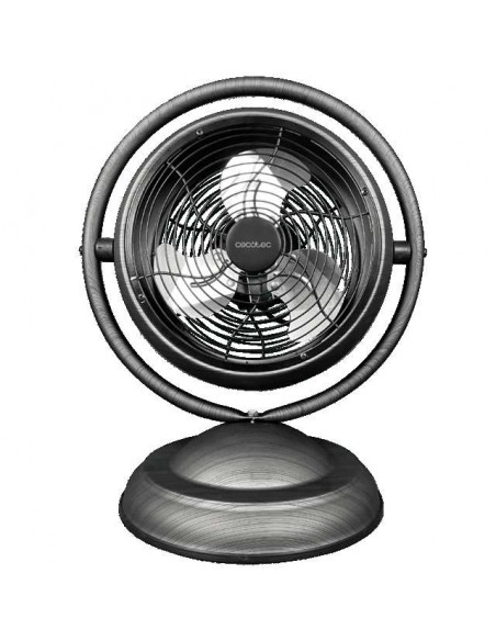 Cecotec EnergySilence 1000 RetroDesk Wood Ventilador de Sobremesa de 10" y 20W