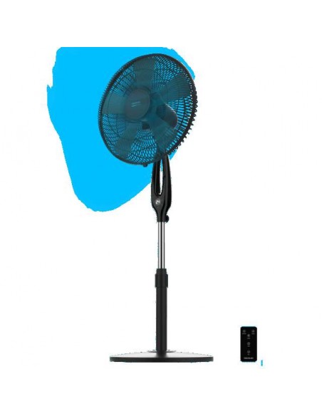 Cecotec EnergySilence 560 Max Smart Ventilador de pie de 16" y 45W, Mando a Distancia