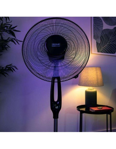 Cecotec EnergySilence 560 Max Smart Ventilador de pie de 16" y 45W, Mando a Distancia