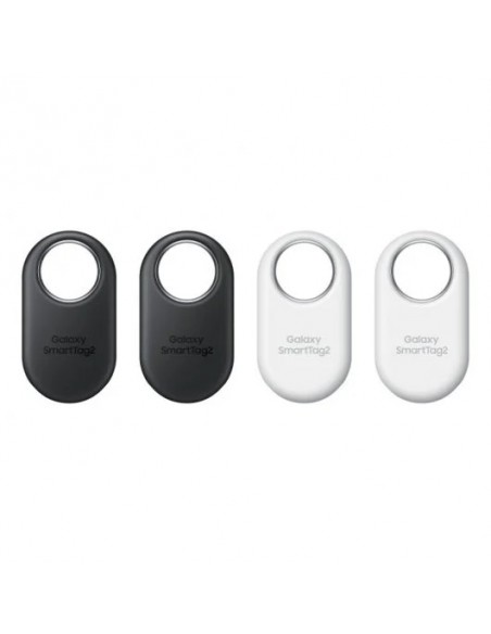 Samsung Galaxy SmartTag 2 Localizador Bluetooth Pack 4 Unidades, 2xNegros, 2xBlancos