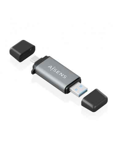 MULTILECTOR EXTERNO AISENS ASCR-2AC08-GR GRIS - miniatura 4