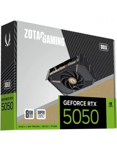 Zotac Gaming GeForce RTX 5050 SOLO 8GB GDDR6 Reflex 2 RTX AI DLSS4 Tarjeta Gráfica