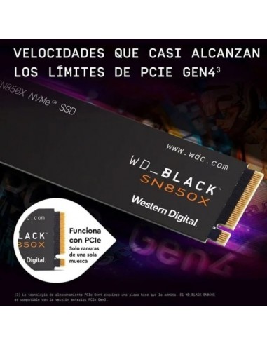 WD Black SN850X 8TB M.2 SSD NVMe Disco Duro