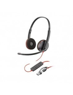 Poly Auriculares con Cable USB-C/A Micrófono Flexible y Reducción de Ruido