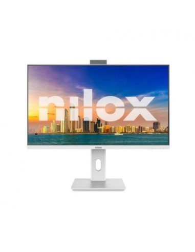 Nilox NXM24RWEB02W 23.8" LED IPS FullHD 120Hz Base Giratoria WebCam Altavoces Blanco Monitor
