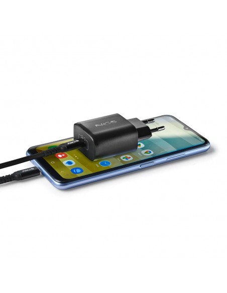 NGS BUD45W-C Cargador de Pared GaN 45W 1xUSB-C con Cable Incluido 1.5m