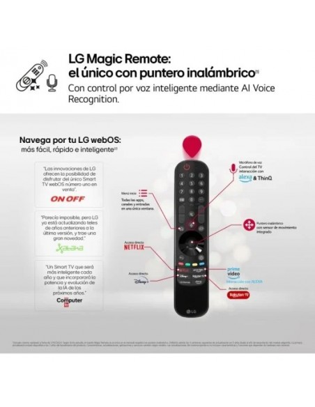 LG 55NANO82T6B 55" NanoCell UltraHD 4K Smart TV WebOS24 Televisor