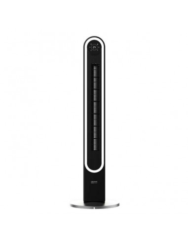 Cecotec EnergySilence 9090 Skyline Smart Light Ventilador de Torre con Luz de 60W, Mando a Distancia