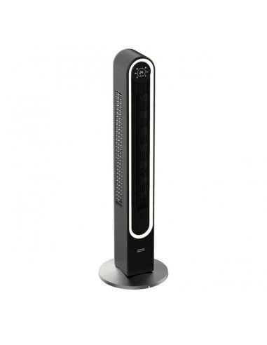 Cecotec EnergySilence 9090 Skyline Smart Light Ventilador de Torre con Luz de 60W, Mando a Distancia