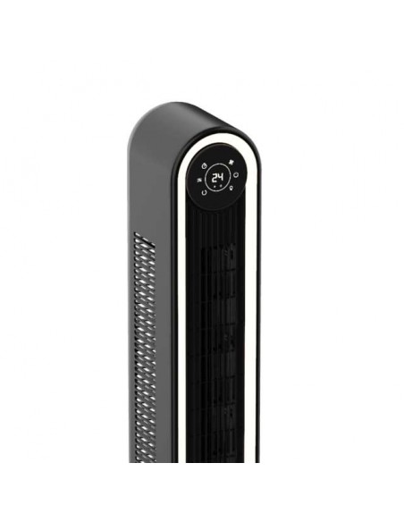 Cecotec EnergySilence 9090 Skyline Smart Light Ventilador de Torre con Luz de 60W, Mando a Distancia