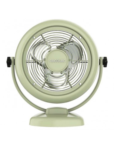 Cecotec EnergySilence 800 RetroDesk Green Ventilador de Sobremesa Retro de 8" y 20W