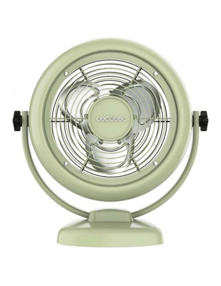 Cecotec EnergySilence 800 RetroDesk Green Ventilador de Sobremesa Retro de 8" y 20W