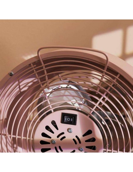 Cecotec EnergySilence 800 RetroDesk Pink Ventilador de Sobremesa Retro de 8" y 20W