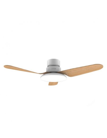 Cecotec EnergySilence Aero 5200 Light LightWood Ventilador de Techo 40W y 43" con Luz LED, Mando a Distancia