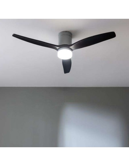 Cecotec EnergySilence Aero 5600 Aqua IronBlack Connected Ventilador de Techo de 40W, Mando a Distancia y Wi-Fi
