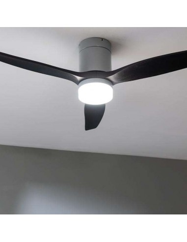 Cecotec EnergySilence Aero 5600 Aqua IronBlack Connected Ventilador de Techo de 40W, Mando a Distancia y Wi-Fi