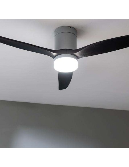 Cecotec EnergySilence Aero 5600 Aqua IronBlack Connected Ventilador de Techo de 40W, Mando a Distancia y Wi-Fi