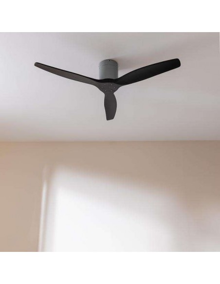 Cecotec EnergySilence Aero 5500 Aqua IronBlack Connected Ventilador de Techo de 40W, Mando a Distancia y Wi-Fi