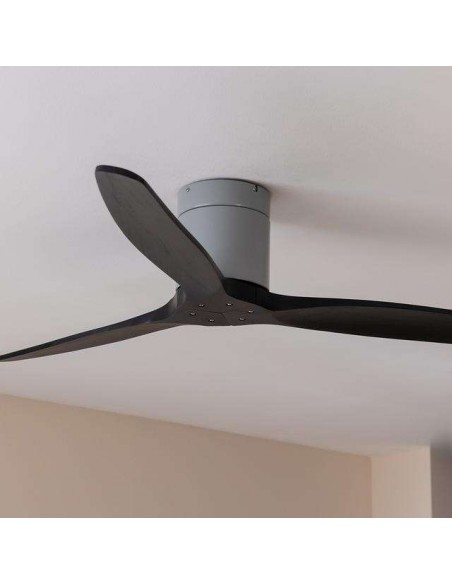 Cecotec EnergySilence Aero 5500 Aqua IronBlack Connected Ventilador de Techo de 40W, Mando a Distancia y Wi-Fi