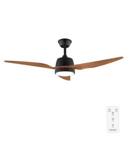 Cecotec EnergySilence Aero 5250 BlackWood Ventilador de Techo de 62W con Luz