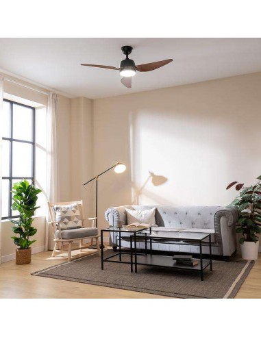 Cecotec EnergySilence Aero 5250 BlackWood Ventilador de Techo de 62W con Luz