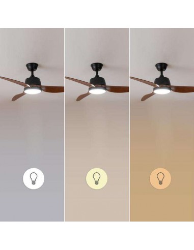 Cecotec EnergySilence Aero 5250 BlackWood Ventilador de Techo de 62W con Luz
