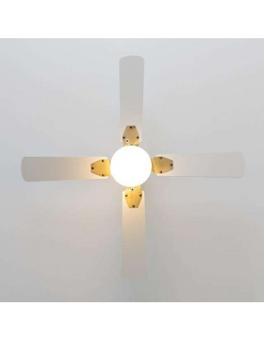 Cecotec EnergySilence Aero 450 GoldWhite Ventilador de Techo de 50W con Luz