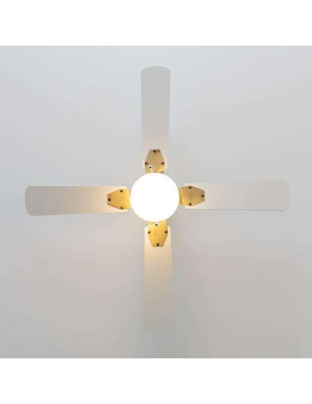Cecotec EnergySilence Aero 450 GoldWhite Ventilador de Techo de 50W con Luz