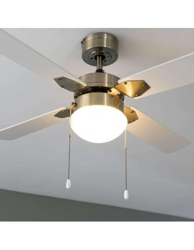 Cecotec EnergySilence Aero 450 GoldWhite Ventilador de Techo de 50W con Luz