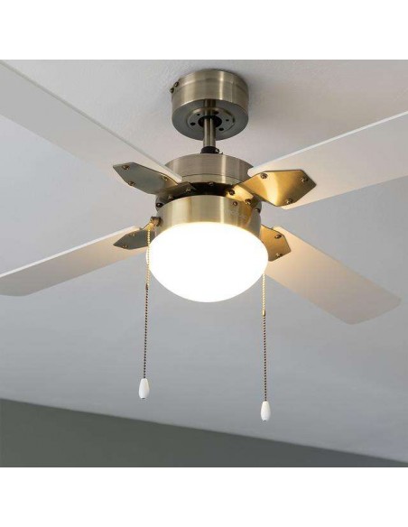 Cecotec EnergySilence Aero 450 GoldWhite Ventilador de Techo de 50W con Luz
