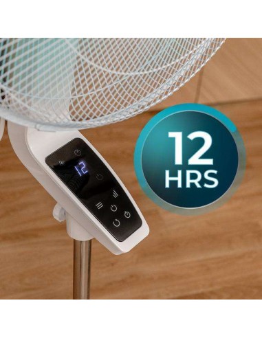 Cecotec EnergySilence 620 Flow Control Ventilador de Pie de 16" y 50W, Mando a Distancia