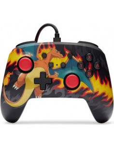 PowerA Mando con Cable para Nintendo Switch - Charizard Firestorm