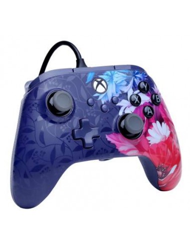PowerA Mando con Cable para Xbox Series X|S - Night Blossom