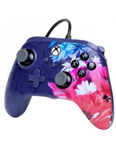 PowerA Mando con Cable para Xbox Series X|S - Night Blossom