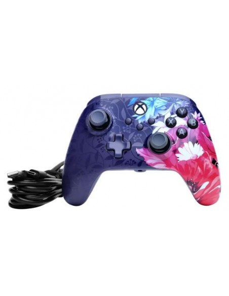PowerA Mando con Cable para Xbox Series X|S - Night Blossom