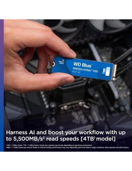 WD Blue SN5000 2TB M.2 SSD NVMe PCIe 4.0 Gen4 Disco Duro