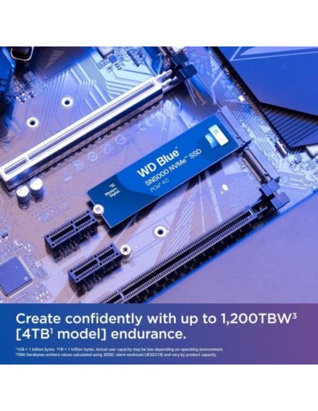 WD Blue SN5000 2TB M.2 SSD NVMe PCIe 4.0 Gen4 Disco Duro