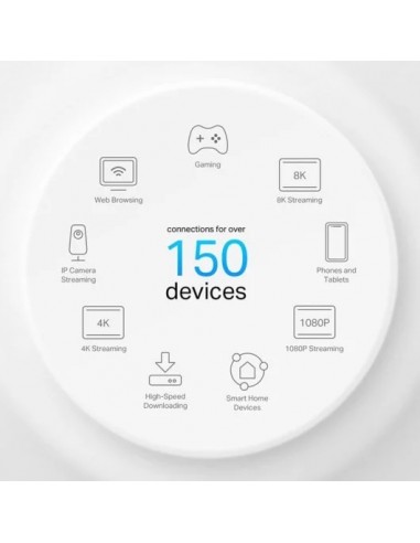 TP-Link Deco X50-PoE Sistema Wi-Fi 6 Mesh AX3000 con PoE - 1 Unidad